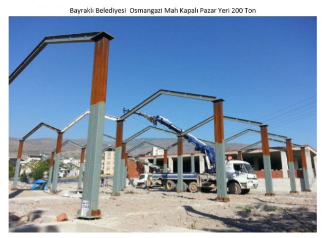 Bayraklı Belediyesi  Osmangazi Mah Kapalı Pazar Yeri 200 Ton 